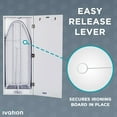 thumbnail image 4 of IVATION Wall-Mounted Ironing Board Cabinet with Right Side Door & Release Lever, 4 of 9