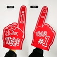 thumbnail image 3 of Giant Foam Finger We're Number 1 Foam Hand 18 Inch Football Baseball Foam Fingers Fan Cheerleading for Sports Celebration Pom Poms Noise Maker for Sporting Events Games, 3 of 5
