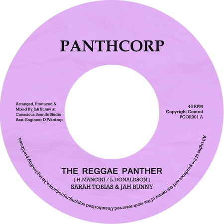 The Reggae Panther Sarah Tobias & Jah Bunny (Vinyl Record)