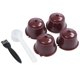 thumbnail image 1 of 4pcs for Dolce Gusto Plsatic Refillable Coffee Capsule with Spoon Brush 200 Times Reusable Compatibl, 1 of 5