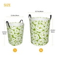 thumbnail image 5 of XMXT Collapsible Laundry Basket, Spherical Rose Print Waterproof Laundry Hamper, 62L Green, 5 of 8