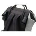 BB Gear Backpack Diaper Bag with Adjustable Shoulder Strap, Gray