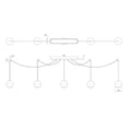 thumbnail image 2 of Sonneman 7508.98 Hemisphere 15" Wide Led Linear Pendant - White, 2 of 2