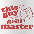 thumbnail image 2 of CafePress - Grill Master Water Bottle - Stainless Steel Water Bottle, Sports Bottle, 1.0L, 2 of 5