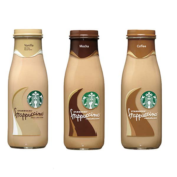 Starbucks Frappuccino 9.5 oz Glass Bottles * 12 - Variety