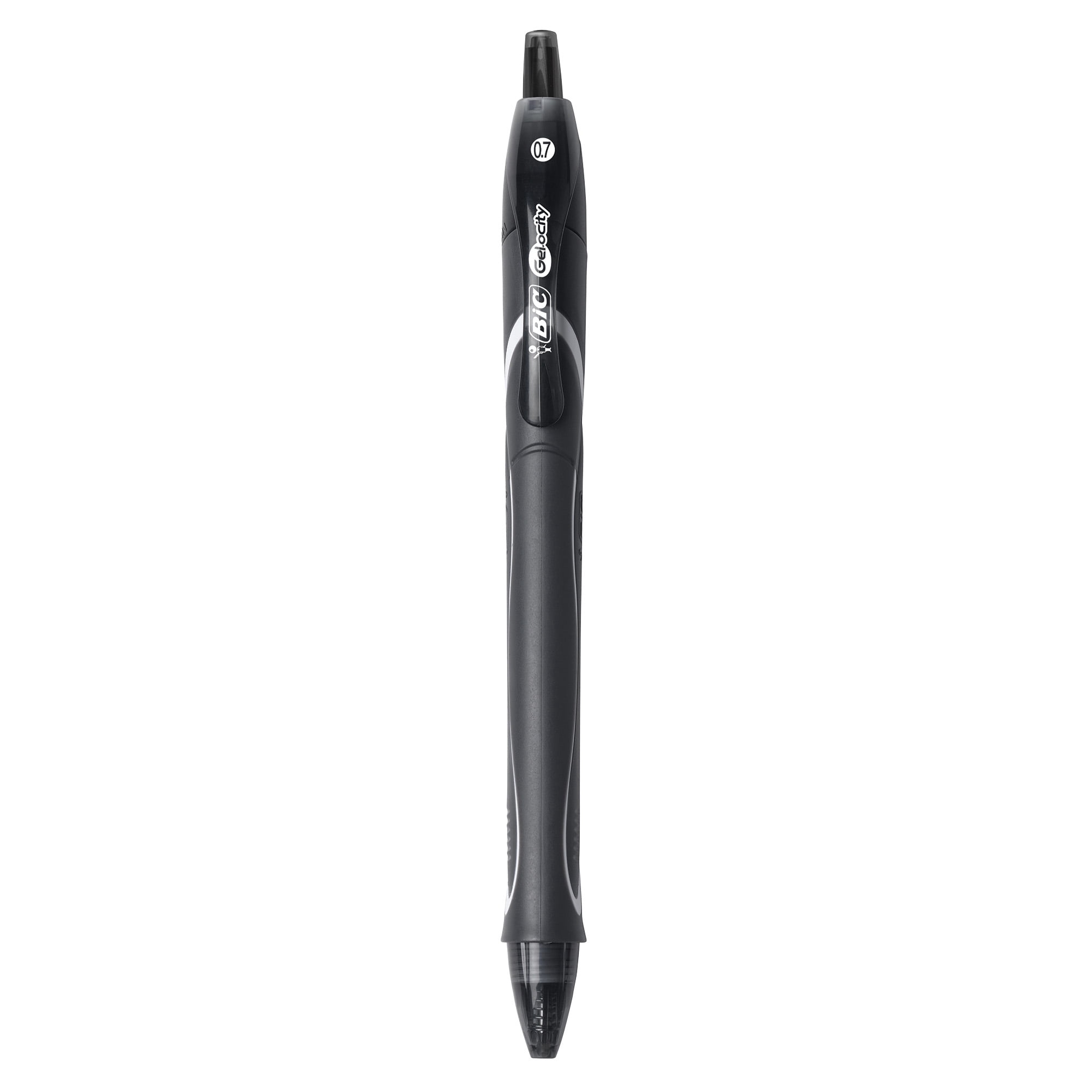 BIC Gel-ocity Retractable Quick Dry Gel Pen, Medium Point, Assorted, 12-Count