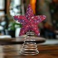 thumbnail image 5 of Xuniizn Star Tree Topper, Glitter 3D Shatterproof Star, Christmas Tree Top Decor for Indoor Outdoor Holiday Home Party, Iron, 5 of 8