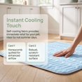 thumbnail image 6 of Deago Summer Dog Cooling Mat, Washable Ice Silk Self Cool Pad for Small Medium Large Dogs and Cats, Pet Sleeping Pad for Crate, Bed, Indoor & Outdoor Floor, Car Seats, 6 of 9