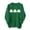 Green A, variant on Rutainlusire Womens Trendy Loose St. Patricks Day Printed Sweatshirts Shirts Women's Fashion Casual St. Patrick's Day Print Round-Neck Long Sleeve Pullover Sweatshirt Top
