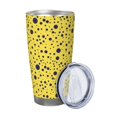 thumbnail image 2 of Goofa Blue Spots for 20 oz Skinny Tumbler Stainless Steel Coffee Mug Slim Vacuum Insulated Travel Cup Car Cup-Straw Three-piece Set, 2 of 8