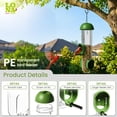thumbnail image 3 of LONA Bird Feeders for Outdoors 2 Pack, Tube Birds Feeder Weatherproof with Multiple Hanging Methods, Wild Feeding Silo for Outside, 3 Port, 3 of 12