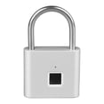 thumbnail image 1 of Candado De Huellas Dactilares, Cerraduras De Compuerta Biométrica Sin Llave Para Gimnasio De Almacenamiento De Cerca Al Aire Libre, Bloqueo De Combinación USB Recargable,, 1 of 7