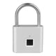 thumbnail image 1 of Candado De Huellas Dactilares, Cerraduras De Compuerta Biométrica Sin Llave Para Gimnasio De Almacenamiento De Cerca Al Aire Libre, Bloqueo De Combinación USB Recargable,, 1 of 7