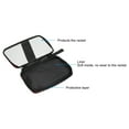 thumbnail image 3 of Funda para palas de ping pong Uxcell 10.8" x 7" Funda para raquetas de tenis de mesa, bolsa de contenedor de cubierta suave, paquete de 2, 3 of 6