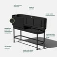 thumbnail image 2 of Veradek Demi Series Raised Garden Bed 42" Self-Watering Planter - Black, 2 of 11