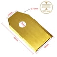 thumbnail image 5 of 30 Pcs Lames de Rechange pour Tondeuse Robotique en Acier Inoxydable, 5 of 5