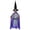 Gray, variant on Life Size Hanging Witch Halloween Animated Talking Decor, 180cm Latex Outdoor Prop