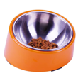 thumbnail image 1 of Lishi 15 Degree Slanted Bowl for Dogs and Cats Orange S, 1 of 4