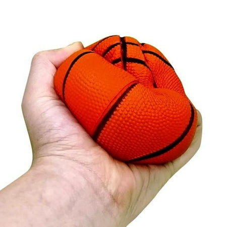Squish-Eez Jumbo Sports single 4" Basketball Scented Slow Rising Squishy Toy