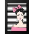 thumbnail image 2 of Pavlova, Martina 17x24 Black Modern Framed Museum Art Print Titled - Bow Girl II, 2 of 5