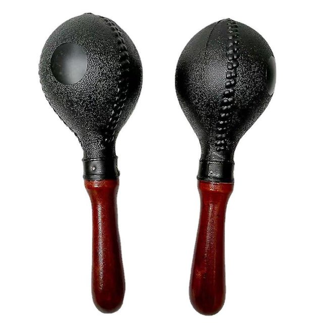 Sonajeros Martillo De Arena Instrumentos Musicales De Percusión Manual Con Carcasa De Plástico Abs Y Mangos De Madera Para Adultos Y Niños, Fiesta Ktv, Concierto, Bandas (negro