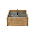 thumbnail image 4 of Organizador de Madera con 6 Compartimentos y Divisores Metálicos Cheungs Marrón, 4 of 5