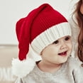 thumbnail image 6 of Winter Wool Ball Parent-Child Knitted Hat Lattice Mother Baby Christmas Warm Hat, 6 of 9