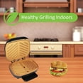 thumbnail image 7 of Brentwood TS-606BK 2-Serving Non-Stick 750w Indoor Electric Copper Grill and Panini Press in Black, 7 of 7