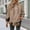 Khaki, variant on Antqov Hoodies for Women, Pullover Patchwork Checkered Drawstring Oversized Sweatshirts, Outdoor Comfortable Trendy Sports Tops