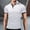 White, variant on Mens Polo Shirt Short Sleeve Button Tee Shirt Lightweight Red T Shirt Men
