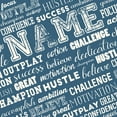 thumbnail image 2 of Villa, Mlli 12x12 White Modern Wood Framed Museum Art Print Titled - Full Of Sports Words, 2 of 4
