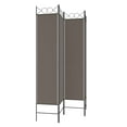 thumbnail image 2 of vidaXL 4-Panel Room Divider Anthracite 160x220 cm Fabric, 2 of 5