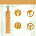 thumbnail image 5 of Bamboo Wooden Taco Holder Taco Display Stand Burrito Tortilla Plate Tray Food Holder Potato Chips Corn Roll Rack Burritos Rack, 5 of 5