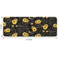 thumbnail image 7 of Black Sunflower Word Pattern Kitchen Rug Mat,Kitchen Runner Rugs Non Skid Washable,Decorative Kitchen Floor Mats for Kitchen,Sink,Laundry,17"x47.2", 7 of 7