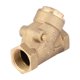 thumbnail image 2 of Válvula de retención unidireccional de latón con rosca NPT de 3/4 pulg., tipo Y, 1,6 MPa, para agua y gas., 2 of 9