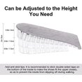 thumbnail image 4 of SHAR 2 Pairs Heel Insert Height Increase Insole Invisible Silicone Insole 3 Layer Heel Support Insoles Height Shoe Pad, 4 of 5