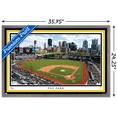 thumbnail image 3 of MLB Pittsburgh Pirates - PNC Park 22 Wall Poster, 22.375" x 34" Framed, 3 of 5