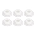thumbnail image 1 of Unique Bargains 6 Pcs White Plug Holes, T17.2 Rubber Button Plug for 16 -17mm/0.62 -0.66' Hole, 1 of 6