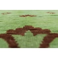 thumbnail image 4 of Overdyed Babür Green/Rust Rug, 8'0" x 9'9", 4 of 7