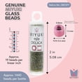 thumbnail image 3 of Miyuki Delica Seed Beads – Size 11/0 (1.6 mm), DB2377, Fancy Olive-Lined, 7.2 g, Approx. 1440 Beads, 3 of 7