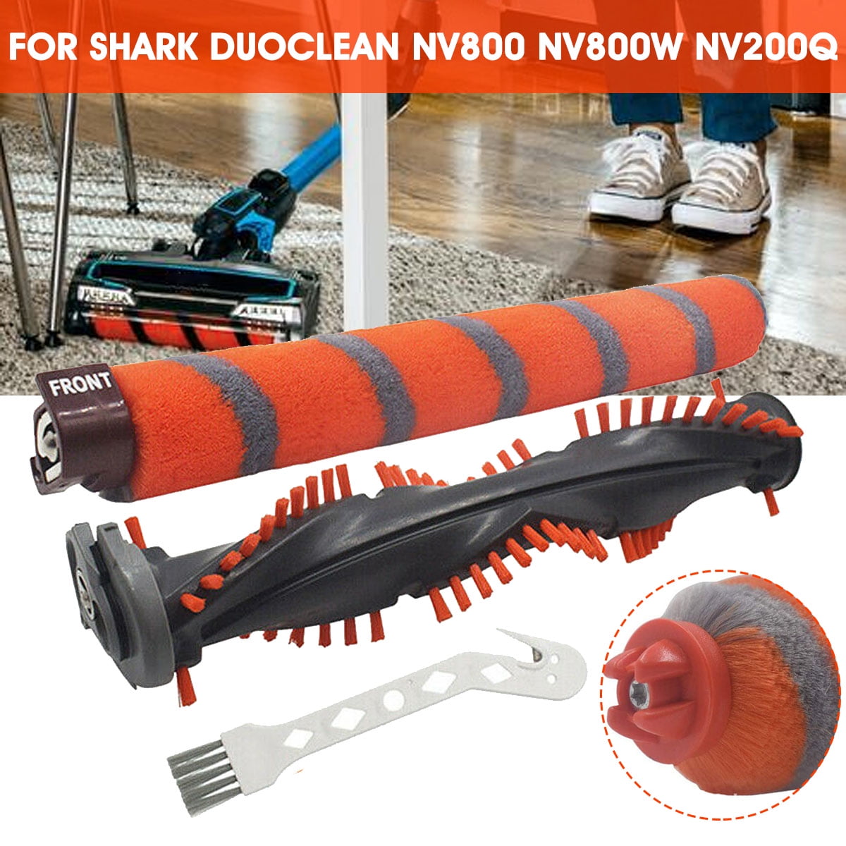 Cleaning Roller Carpet Brush For Shark NV800 NV800W NV200Q Vacuum