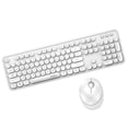 thumbnail image 4 of de Mouse y Inalámbrico Multicolor para Computadora Portátil, Sensibilidad, Clic Silencioso, Duradero, Ergonómico para Oficina blanco Macarena Ratón Teclado Inalámbrico, 4 of 8