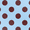 Blue and Burgundy Polka Dot, variant on onn Retro Butterfly Phone Case for iPhone 16