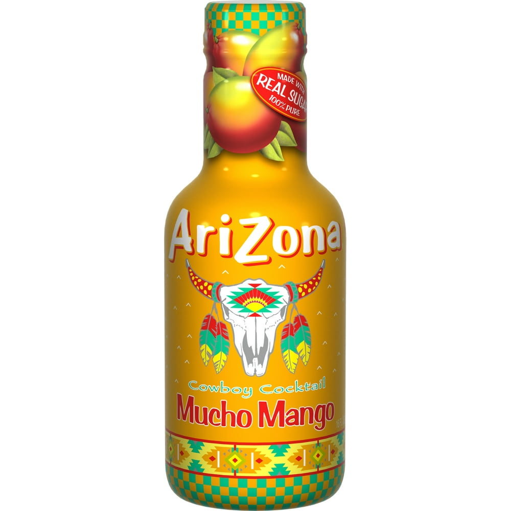 Arizona Mucho Mango Real Sugar 16oz