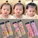 thumbnail image 2 of La banda de goma para niños no daña el cabello, banda de goma elástica para niña, cuerda para la cabeza del bebé, banda para el cabello pequeña con chirrido, accesorios para el cabello, 2 of 6