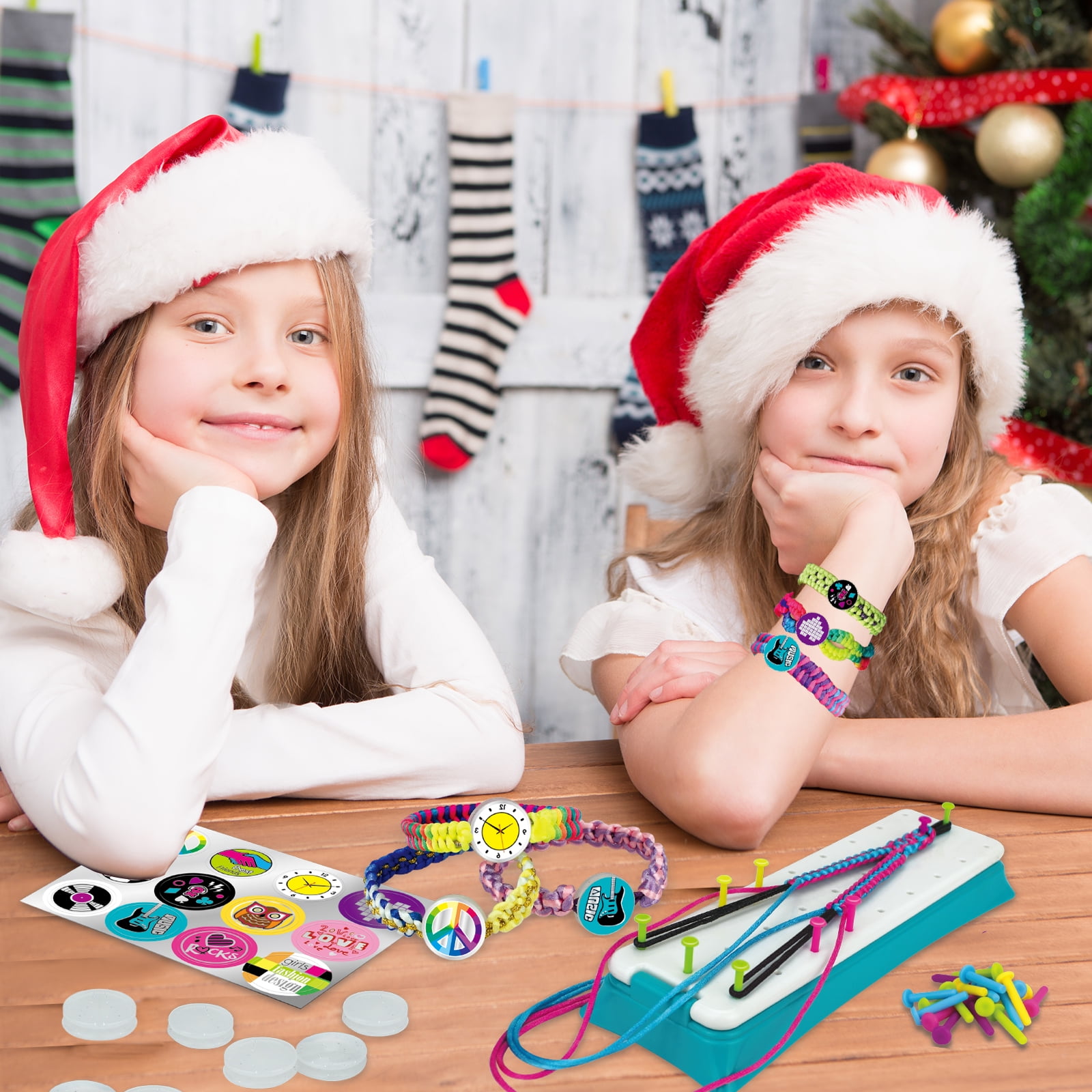 JBee Ctrl Friendship Bracelet Making Kit for Girls, DIY Craft Kits