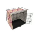 thumbnail image 6 of Mandala Dog Crate Cover, Sun Look Floral Pattern with Modernistic Design Medallion Ornament, Easy to Use Pet Kennel Cover Small Dogs Puppies Kittens, 7 Sizes, Pink and Multicolor, by Ambesonne, 6 of 6