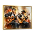 thumbnail image 2 of Designart "Melody Musical Mexico Mariachi wall art I" Mexico Floater Framed Wall Decor, 2 of 7