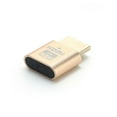 thumbnail image 1 of 4k Ultra High-definition Gold-plated Hdmi Virtualizer Portable Dummy Plug Edid Display Cheat Support All Systems gold, 1 of 4