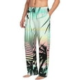 thumbnail image 2 of Kll Mens Pajama Pants For Men,Mens Lounge Pants,Funny Gifts For Men,Men'S Pajama Bottoms-Tropical Summer Palm, 2 of 9